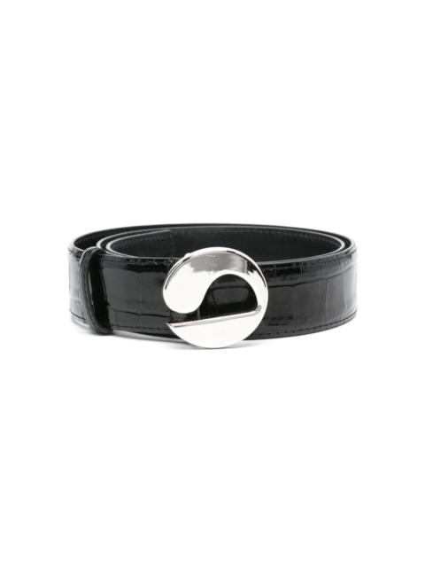 COPERNI embossed-crocodile leather belt