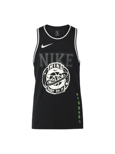 Nike Nike Dri-Fit JDI 저지 스포츠 정상 남자 검정 CW7384-010