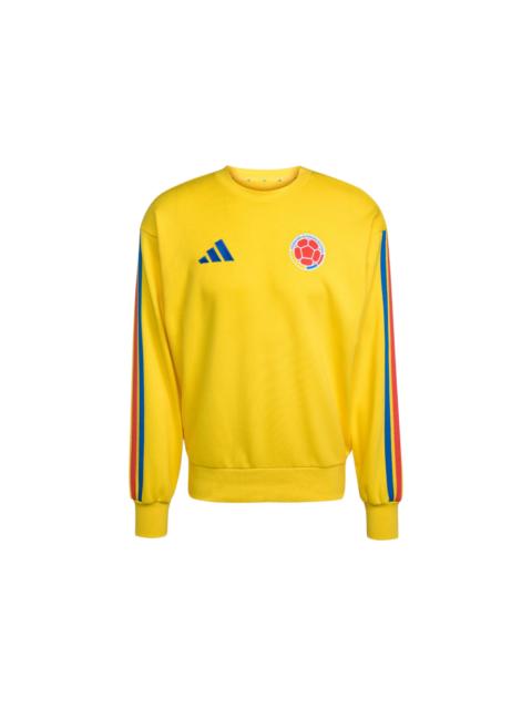 adidas adidas Colombia DNA Crew Sweatshirt Impact Yellow