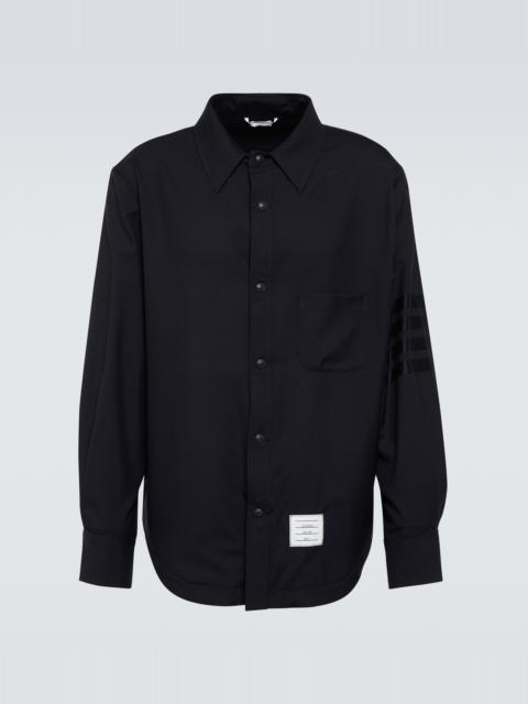 4-Bar wool shirt