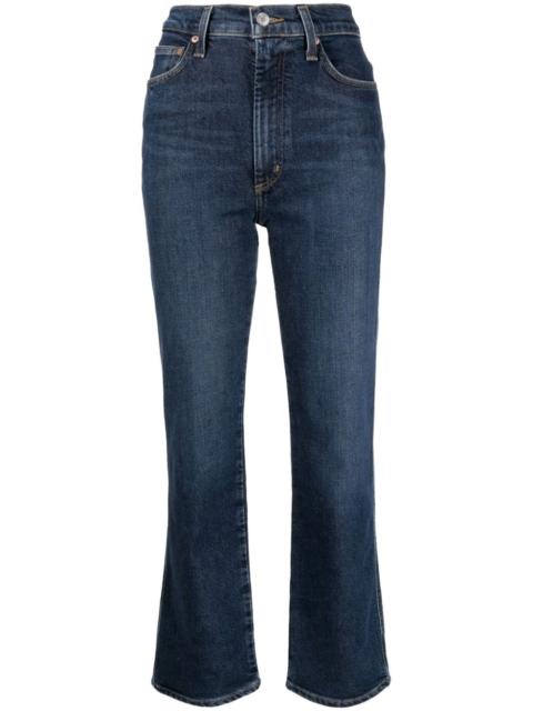 AGOLDE high-rise flared jeans
