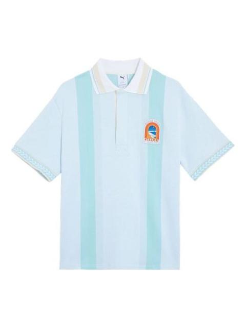 PUMA PUMA Apres Court Short Sleeve Polo Shirt 'Blue' 628233-02