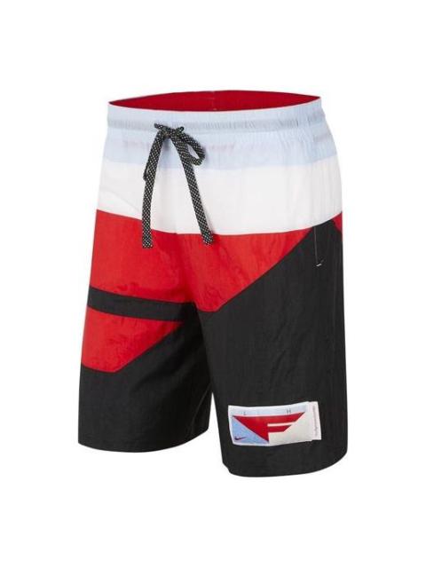 Nike Nike Flight Contrasting Colors Sports Shorts Black Red Blue Blackredblue BV9413-011