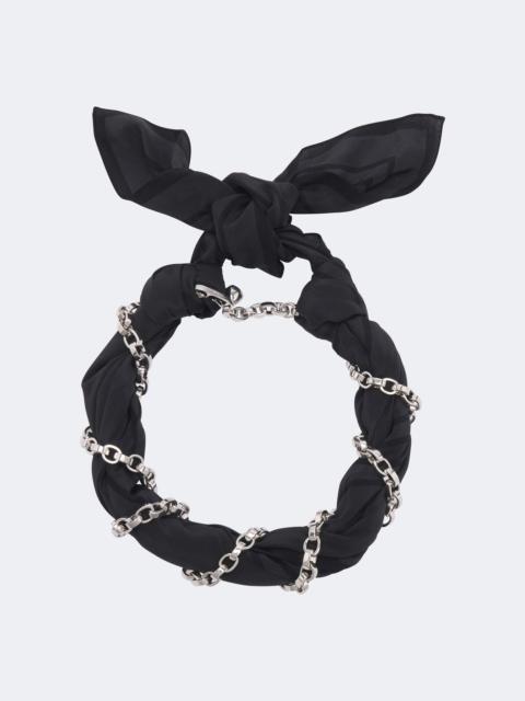 TOTEME Chain-detail silk scarf