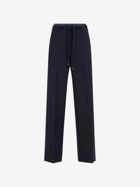 PESERICO belted palazzo pants