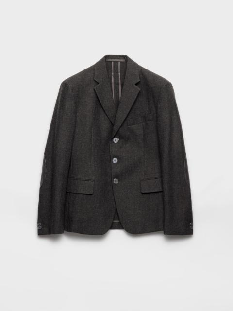 Prada Single-breasted wool jacket