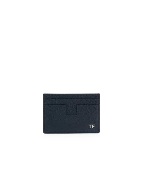 TOM FORD SMALL GRAIN LEATHER MONEY CLIP CARDHOLDER