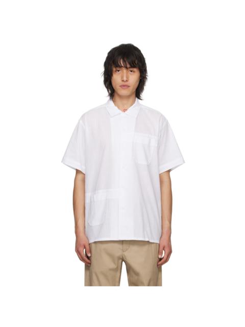 Engineered Garments White Patch Pocket Shirt