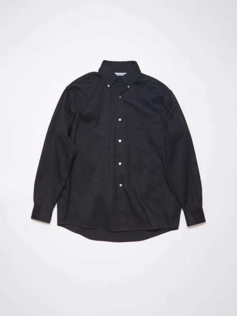Button-up overshirt - Black