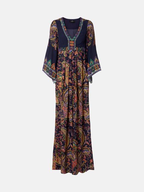 Paisley maxi dress