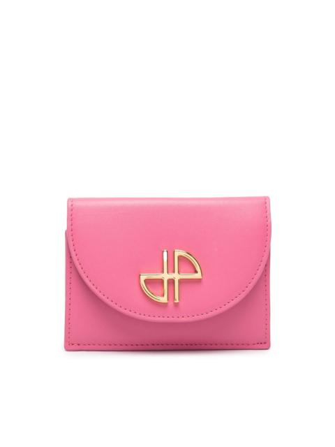 PATOU JP-plaque leather wallet