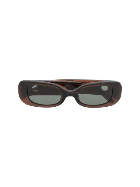 logo-plaque sunglasses