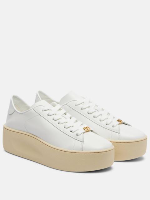 Valentino Royco 55 leather platform sneakers