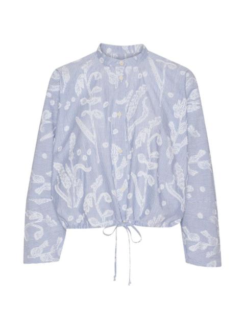 HENRIK VIBSKOV striped shirt