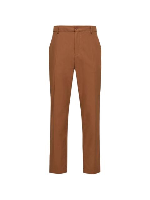 Moncler Technical pleated cotton trousers