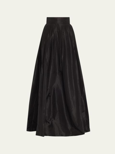 CAROLINA HERRERA Pleated Silk Ball Skirt
