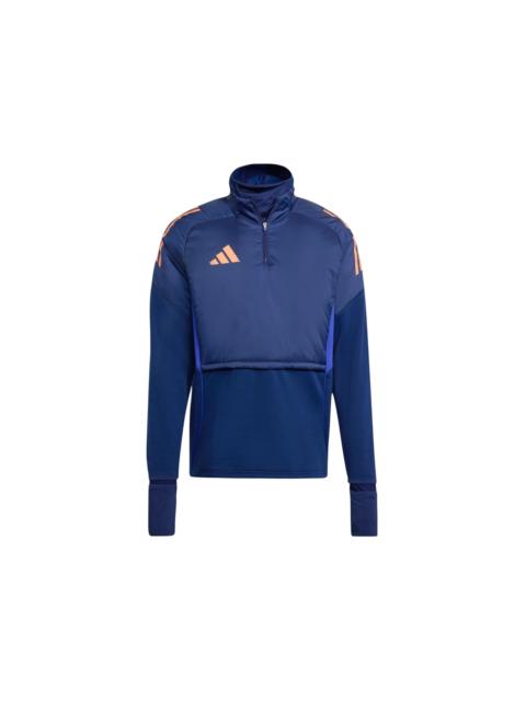 adidas adidas Tiro 25 Competition Winterized Top Dark Blue Beam Orange