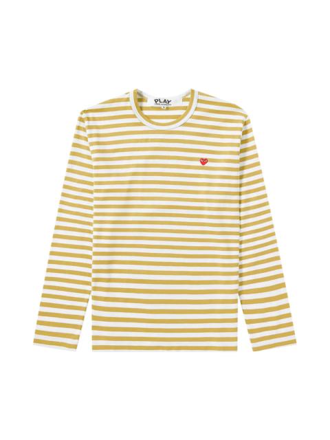 Comme des Garçons PLAY Striped Long-Sleeve T-Shirt 'Yellow'