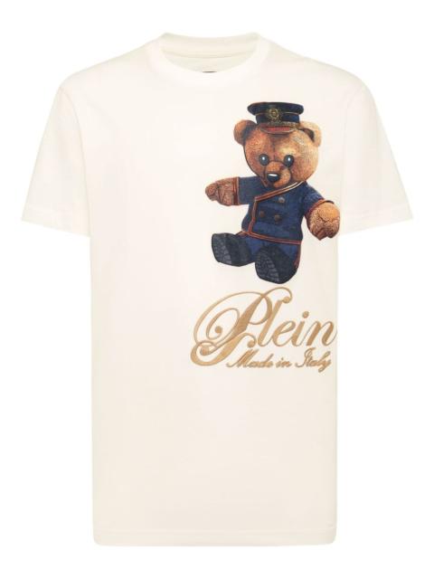 PHILIPP PLEIN teddy bear-print cotton T-shirt