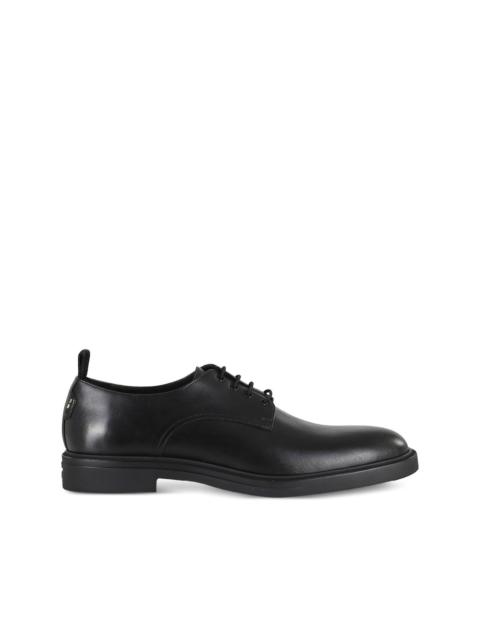 BOSS lace-up leather derby shoes