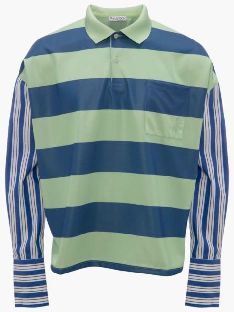 JW Anderson LONG SHIRT SLEEVE POLO TEE
