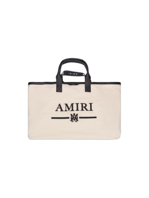 AMIRI Canvas Embroidery Tote Bag "Natural / Black" SS23MBT004 386