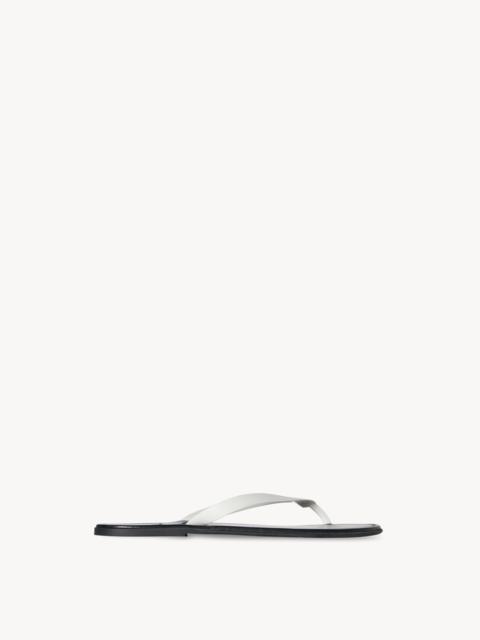 The Row Beach Flip Flop in Rubber