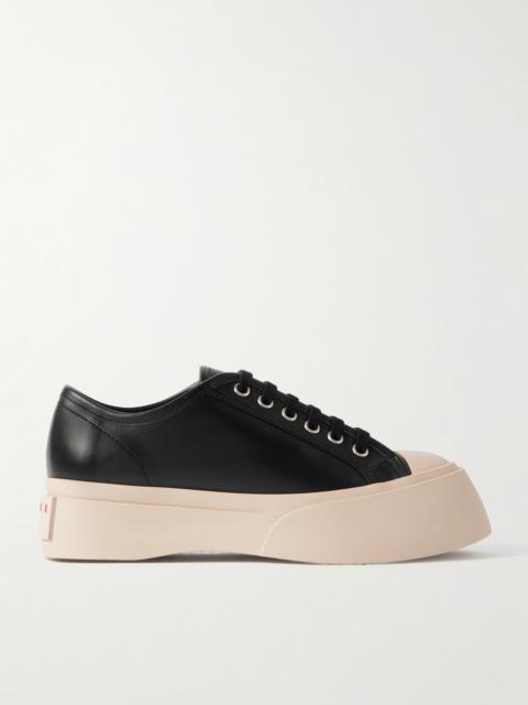 Marni Pablo Leather Platform Sneakers