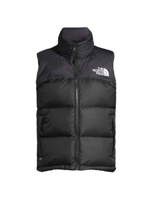 The North Face Women's Retro Nuptse Logo Down Vest - Recycled Black