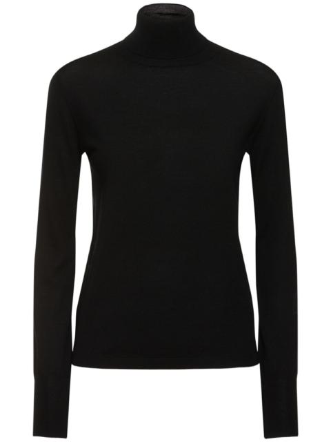 Aspesi Wool turtleneck knit sweater