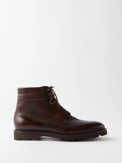 Alder leather lace-up boots