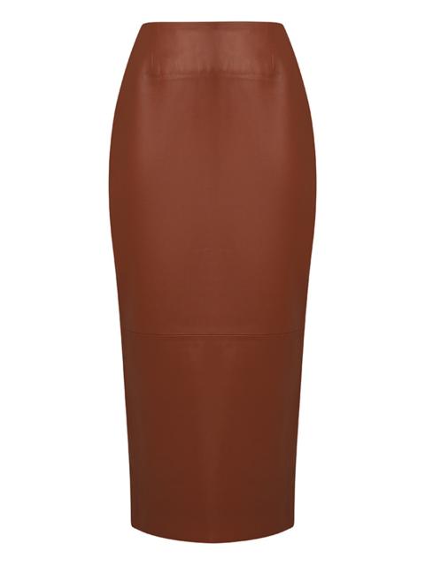 NATURA LEATHER SKIRT