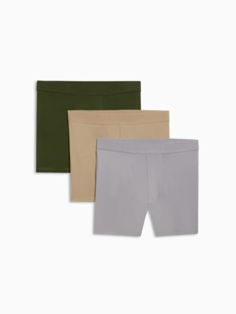 PUMA Men's Ultra Soft Boxer Briefs (3 Pack)
