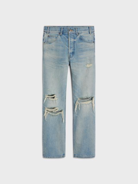 CELINE kurt jeans in destroyed westside wash denim | celine