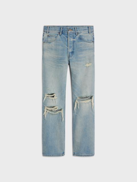 CELINE kurt jeans in destroyed westside wash denim