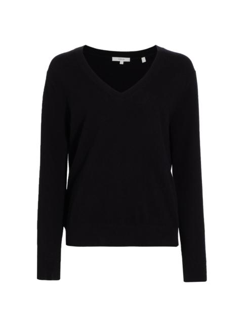 Vince Women's Weekend V-Neck Cashmere Sweater - Black