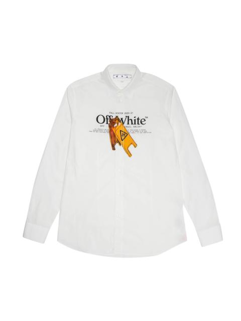 Off-White Pascal Wet Floor Print Shirt 'White/Yellow'