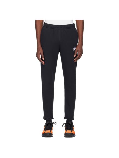 Nike Black Embroidered Sweatpants