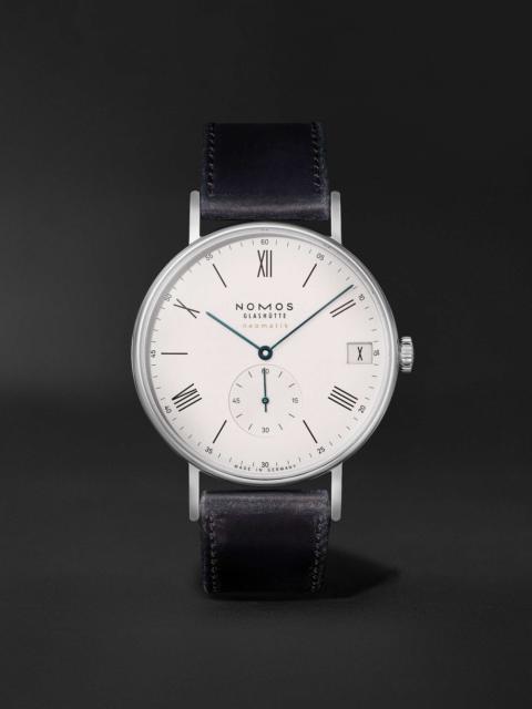 NOMOS Glashütte Ludwig Neomatik Automatic 40.5mm Stainless Steel and Leather Watch, Ref. No. 262