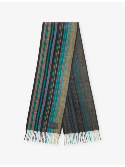 Paul Smith Trent Stripe Wool Scarf