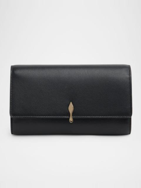 Christian Louboutin Bettina Nappa Leather Wallet on Chain