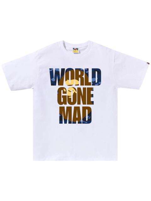 BAPE Color Camo WGM Ape Head Overlap Tee 'White'