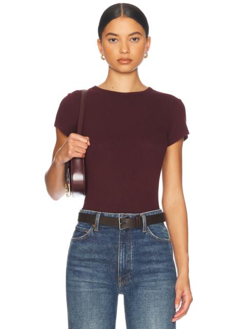 SABLYN Yael Cropped Crewneck Baby Tee