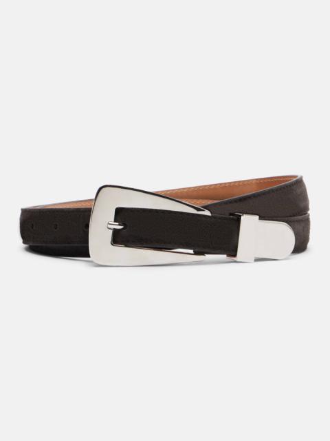 KHAITE Lucca suede belt