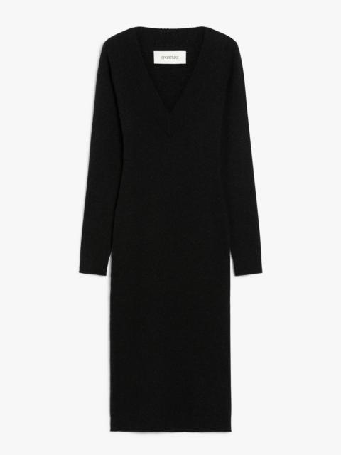 Sportmax ANGIZIA Cashmere blend-knit dress