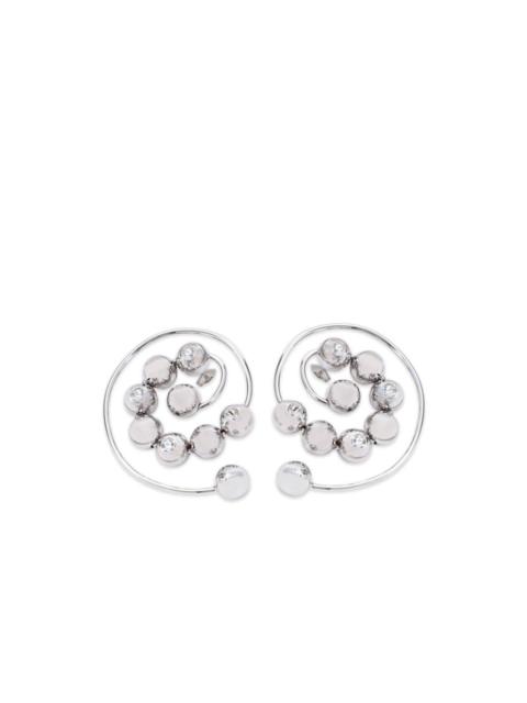 Jean Paul Gaultier spiral earrings
