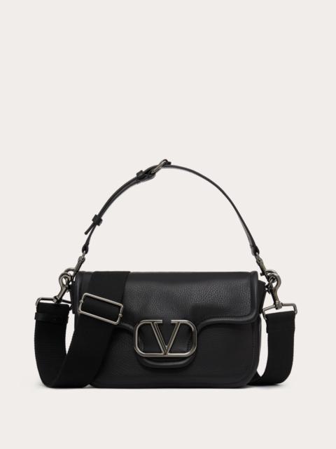 VALENTINO GARAVANI ALLTIME GRAINY CALFSKIN SHOULDER BAG