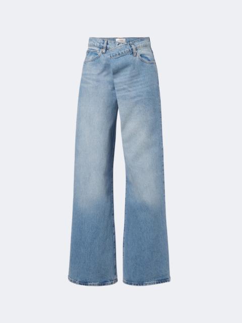 FRAME Crossover wide-leg jeans