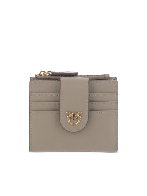 PINKO zip-fastening logo wallet