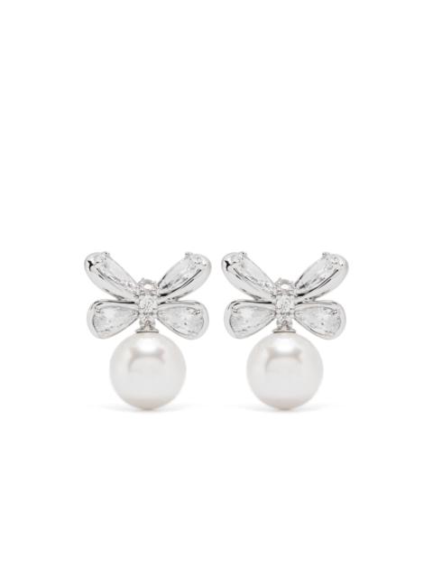 SHUSHU/TONG butterfly-motif drop earrings